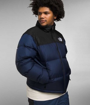 Navy / Black Men's The North Face 1996 Retro Nuptse Puffer Jacket | DUBLIN URLY