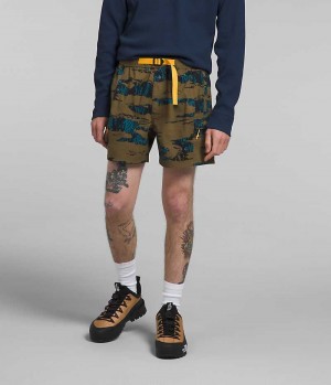 Olive Men's The North Face Class V Belted Shorts | IRELAND XNDV