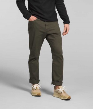 Olive Men's The North Face Field 5-Pocket Pants | DUBLIN ZMYA