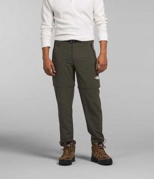 Olive Men's The North Face Paramount Pro Convertible Pants | IRELAND YWES