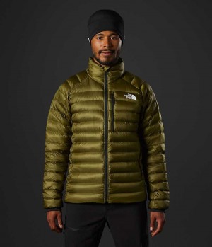 Olive Men's The North Face Summit Breithorn Puffer Jacket | IRELAND LCOA