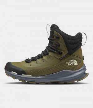 Olive / Black Men's The North Face VECTIV Fastpack Insulated FUTURELIGHT™ Hiking Boots | IRELAND MCPO