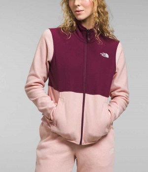 Pink Women's The North Face Alpine Polartec® 100 Fleece Jacket | IRELAND TMKJ