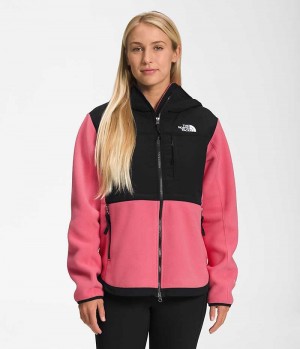 Pink Women's The North Face Denali Hoodie Fleece Jacket | IRELAND RLET