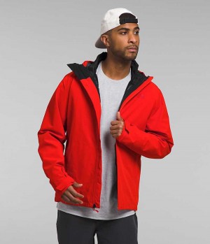 Red Men's The North Face ThermoBall™ Eco Triclimate® Insulated Jacket | IRELAND NUSZ