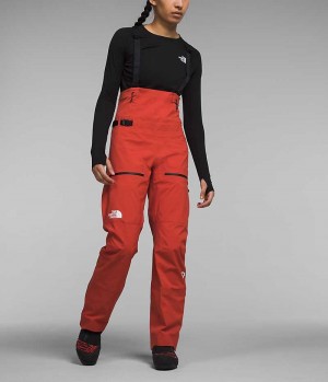 Red Women's The North Face Summit Series Pumori GTX Pro Bib Pants | DUBLIN SREL