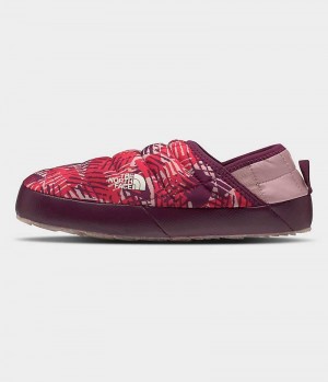 Red Women's The North Face ThermoBall™ Traction V Mules | DUBLIN HOXB