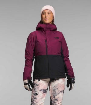 Red / Black Women's The North Face Freedom Insulated Jacket | DUBLIN GXRC