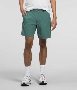 Turquoise Men's The North Face Rolling Sun Packable Shorts | IRELAND KGRF