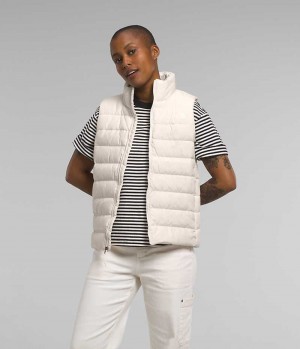 White Women's The North Face Aconcagua 3 Vest | DUBLIN MUPI