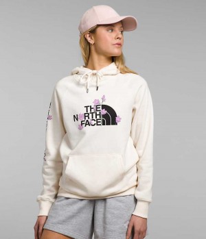 White Women's The North Face Brand Proud Hoodie | DUBLIN QRED