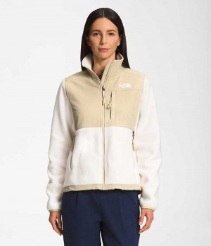 White Women's The North Face Denali Fleece Jacket | DUBLIN DKSH