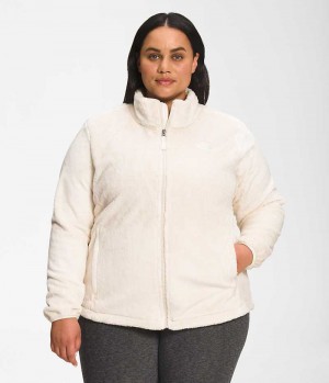 White Women's The North Face Plus Osito Fleece Jacket | IRELAND XGTI