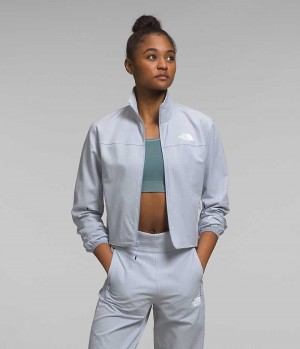 White Women's The North Face Tekware™ Grid Full-Zip Fleece Jacket | DUBLIN IBDK