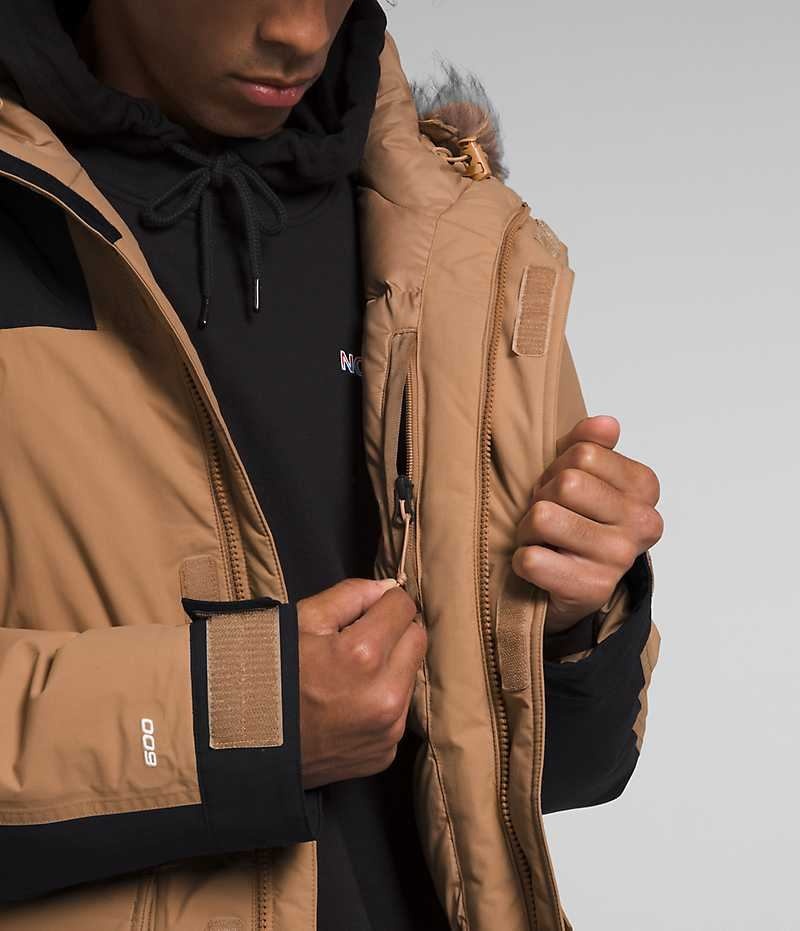 Beige Men's The North Face McMurdo Coat | DUBLIN DPVG