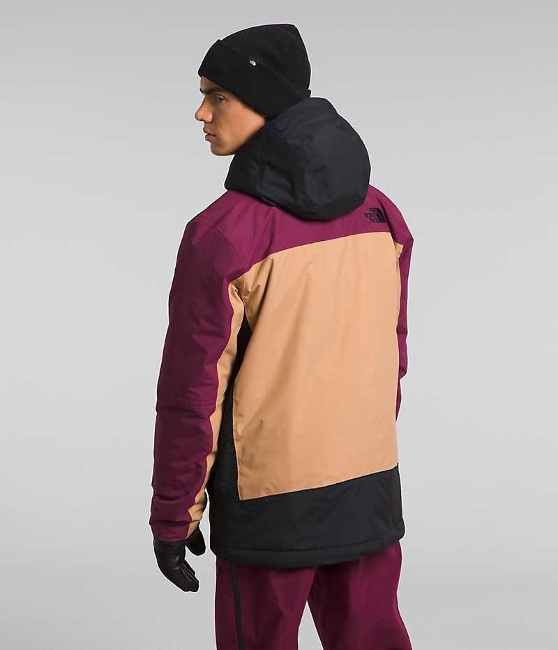 Beige / Fuchsia Men's The North Face Freedom Insulated Jacket | IRELAND TEYM