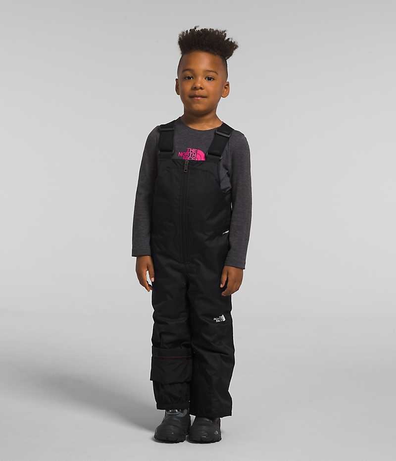 Black Boys' The North Face Freedom Insulated Bib Pants | IRELAND ISRQ