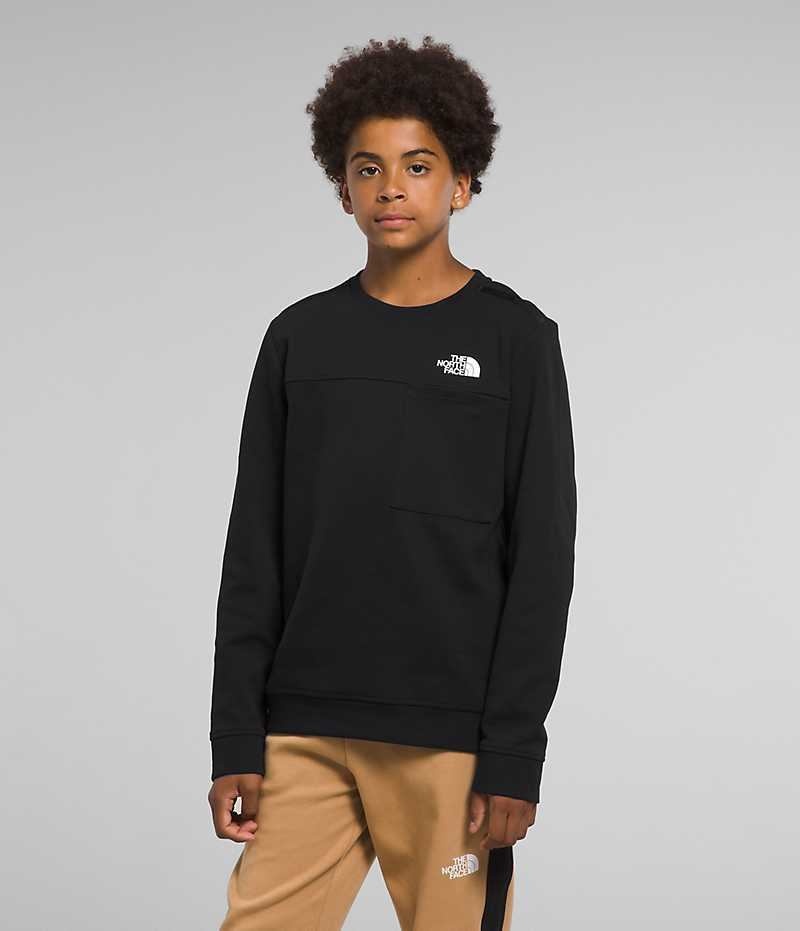 Black Boys\' The North Face TNF™ Tech Crew Pullover | DUBLIN HQSD