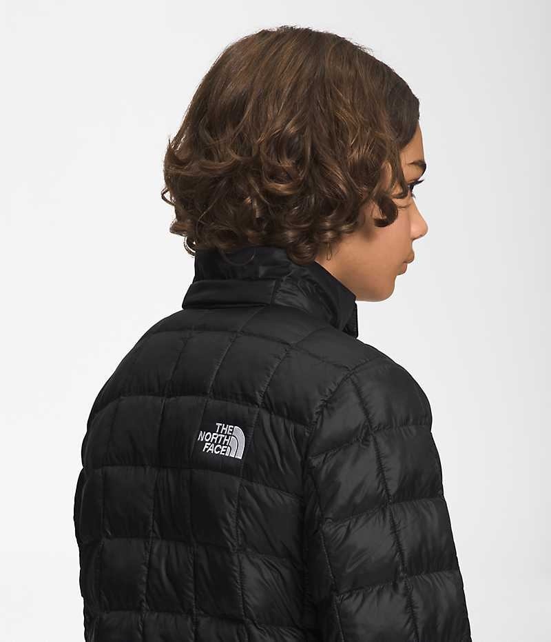 Black Boys' The North Face ThermoBall™ Hooded Puffer Jacket | IRELAND PFYS