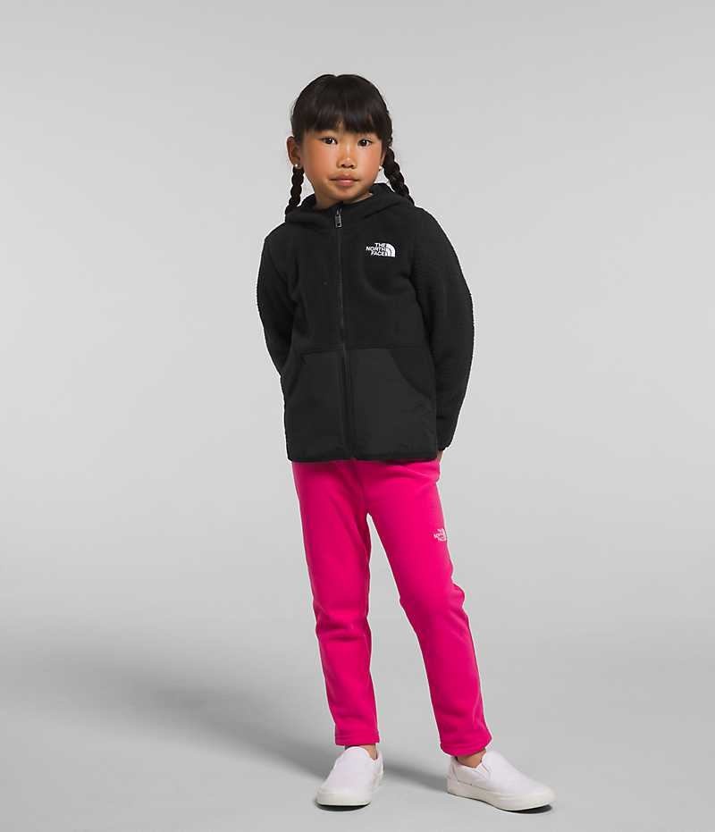 Black Girls\'\' The North Face Forrest Full-Zip Hoodie Fleece Jacket | IRELAND ATRG