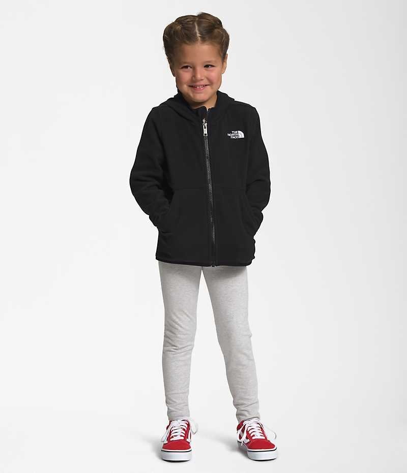 Black Girls\'\' The North Face Glacier Full-Zip Hoodie Fleece Jacket | DUBLIN FVYU