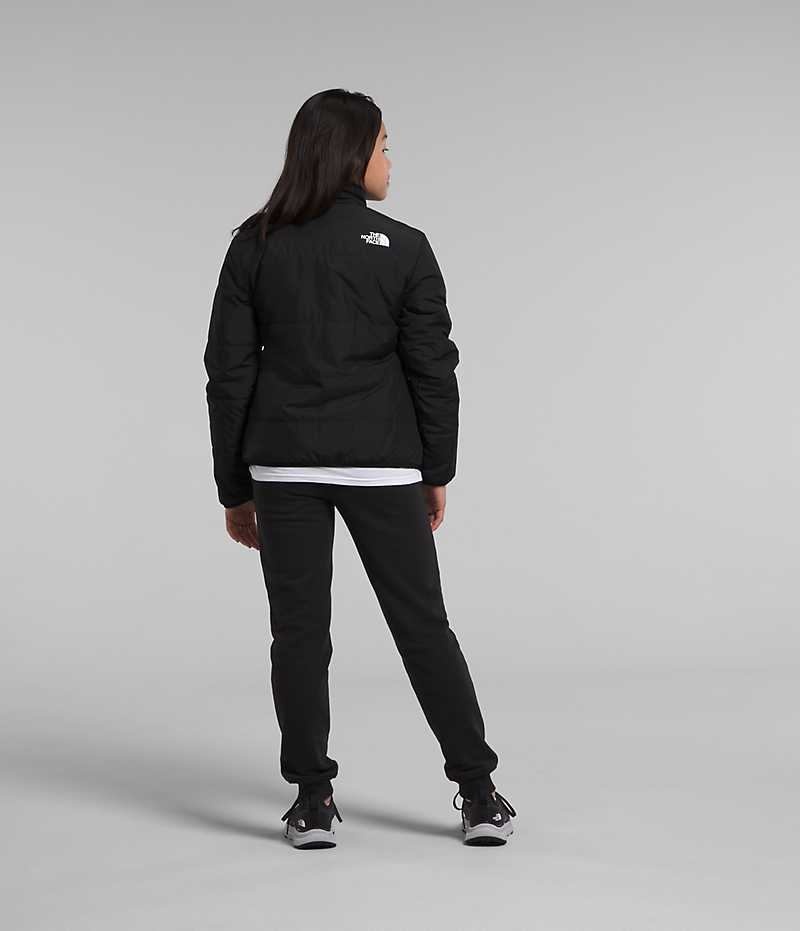 Black Girls'' The North Face Reversible Mossbud Fleece Jacket | DUBLIN KHBO