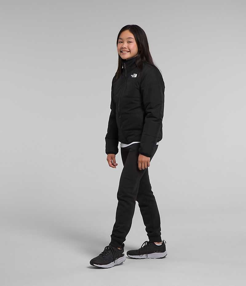 Black Girls'' The North Face Reversible Mossbud Fleece Jacket | DUBLIN KHBO