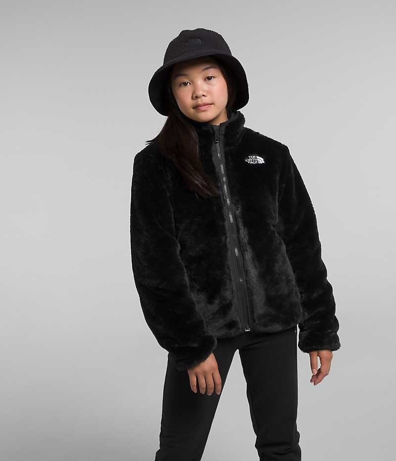 Black Girls'' The North Face Reversible Mossbud Fleece Jacket | DUBLIN KHBO