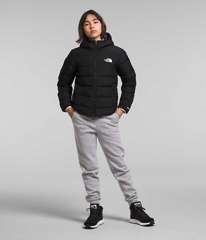 Black Girls'' The North Face Reversible North Hooded Puffer Jacket | DUBLIN UEYF