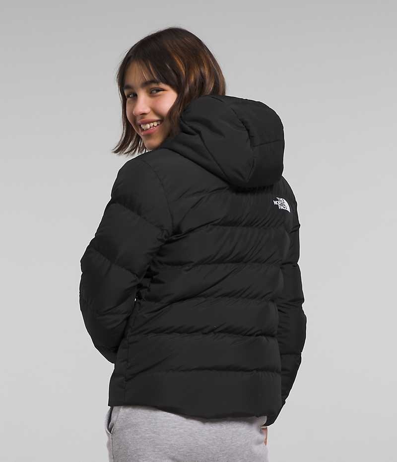 Black Girls'' The North Face Reversible North Hooded Puffer Jacket | DUBLIN UEYF