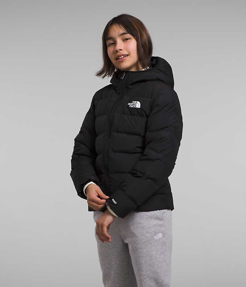 Black Girls'' The North Face Reversible North Hooded Puffer Jacket | DUBLIN UEYF