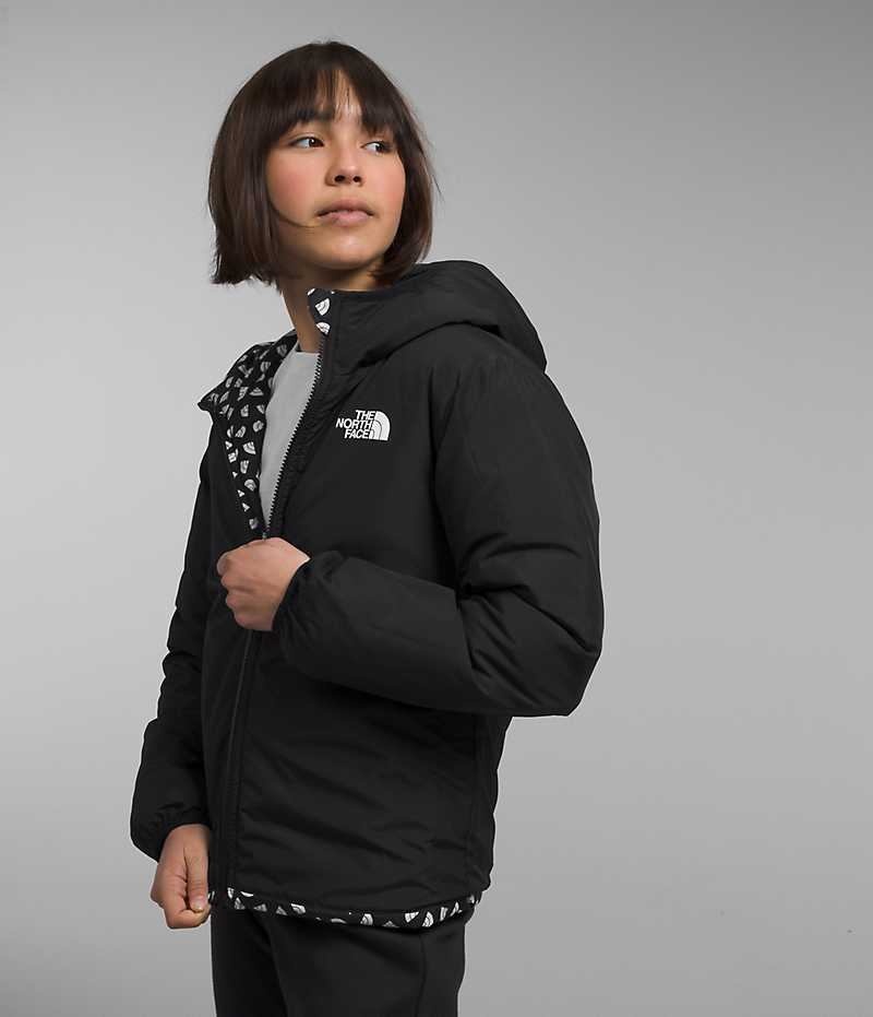 Black Girls'' The North Face Reversible North Hooded Puffer Jacket | IRELAND EDJV