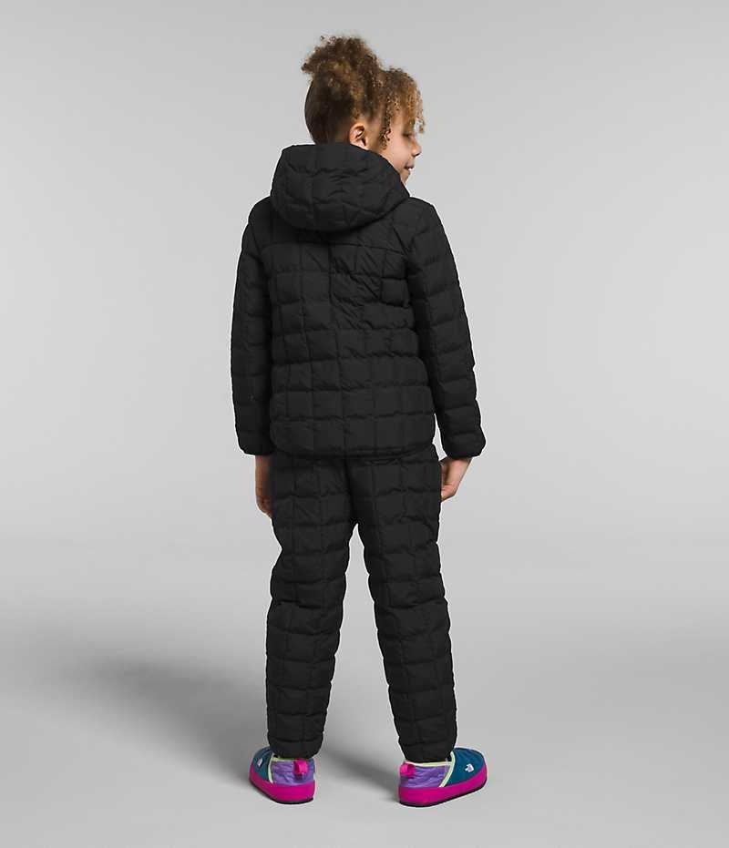 Black Girls'' The North Face Reversible ThermoBall™ Hooded Puffer Jacket | IRELAND HVSA