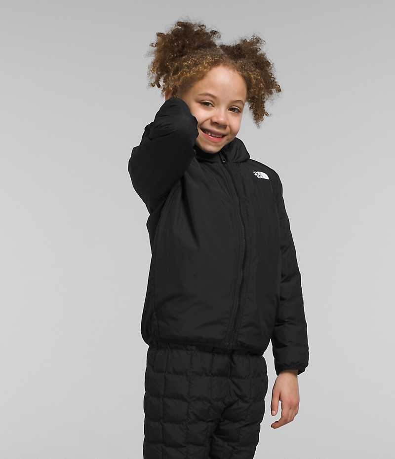 Black Girls'' The North Face Reversible ThermoBall™ Hooded Puffer Jacket | IRELAND HVSA