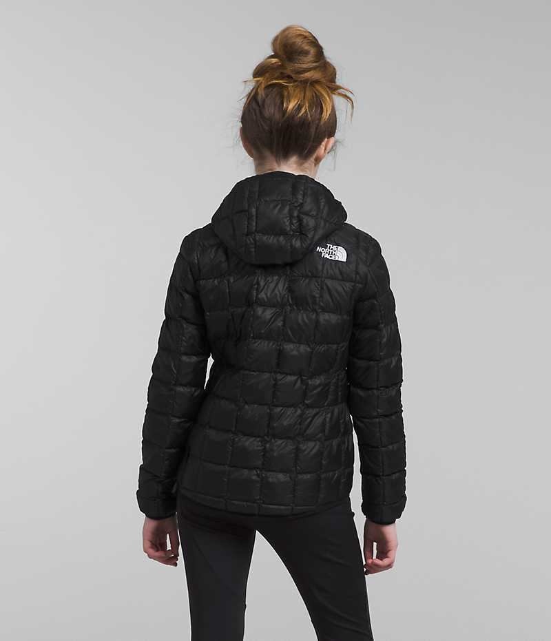 Black Girls'' The North Face ThermoBall™ Hooded Puffer Jacket | IRELAND CYLE