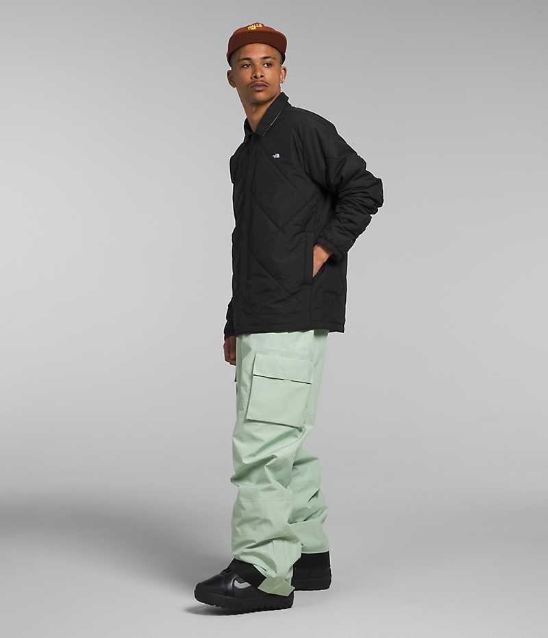 Black Men's The North Face Afterburner Flannel Insulated Jacket | DUBLIN WTRX