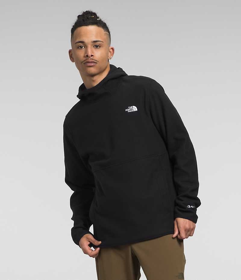 Black Men\'s The North Face Alpine Polartec® 100 Pullover | DUBLIN ZXMD