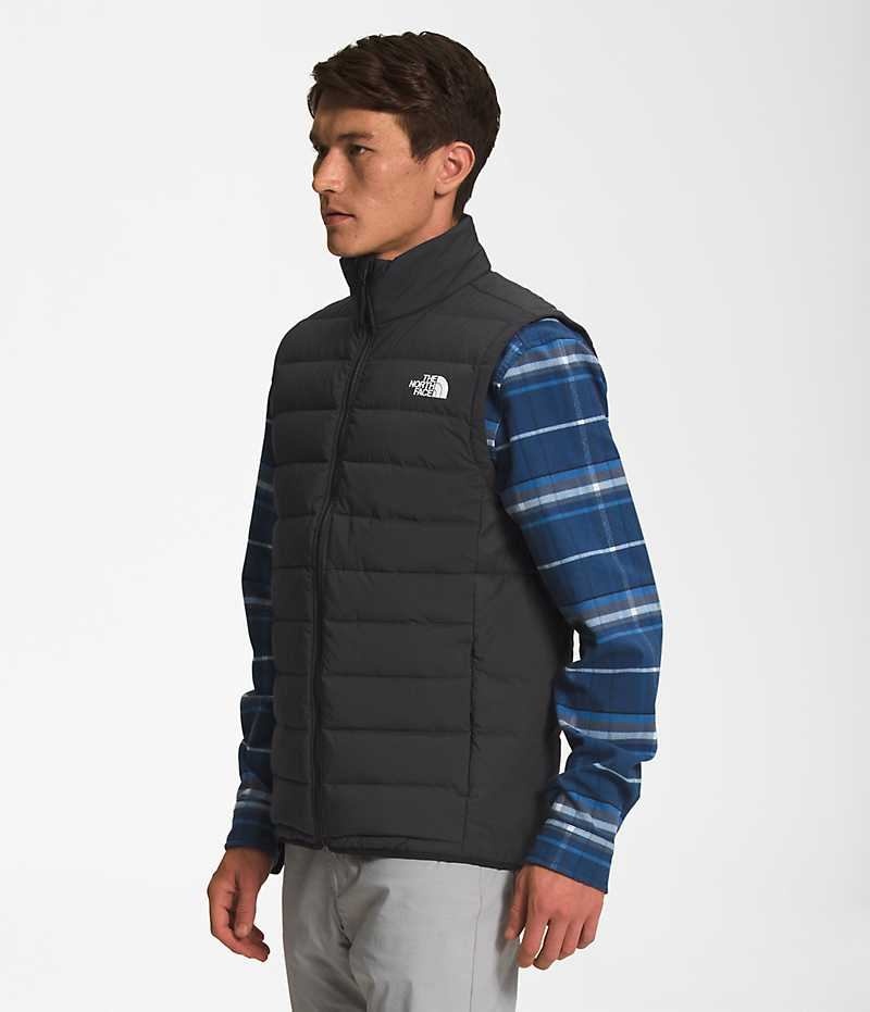 Black Men's The North Face Belleview Stretch Down Vest | IRELAND GSRF