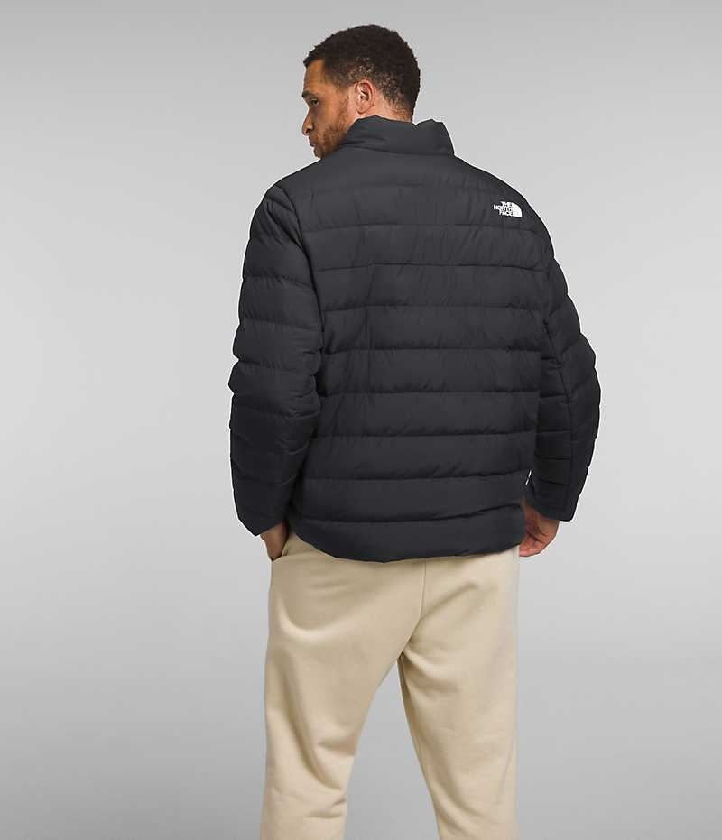 Black Men's The North Face Big Aconcagua 3 Puffer Jacket | DUBLIN TAKD