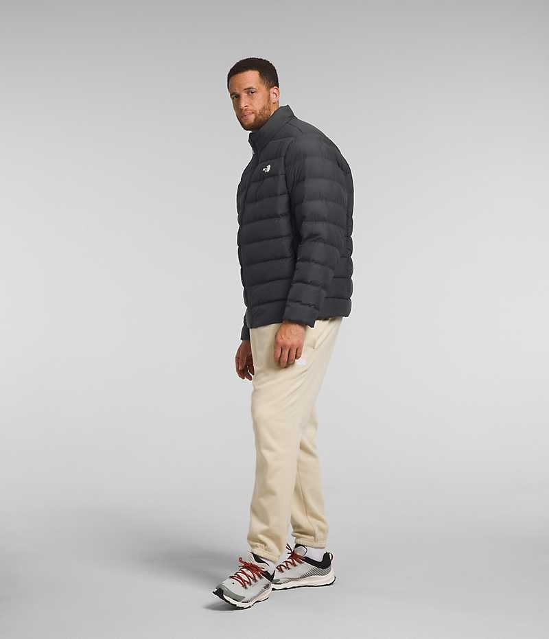 Black Men's The North Face Big Aconcagua 3 Puffer Jacket | DUBLIN TAKD