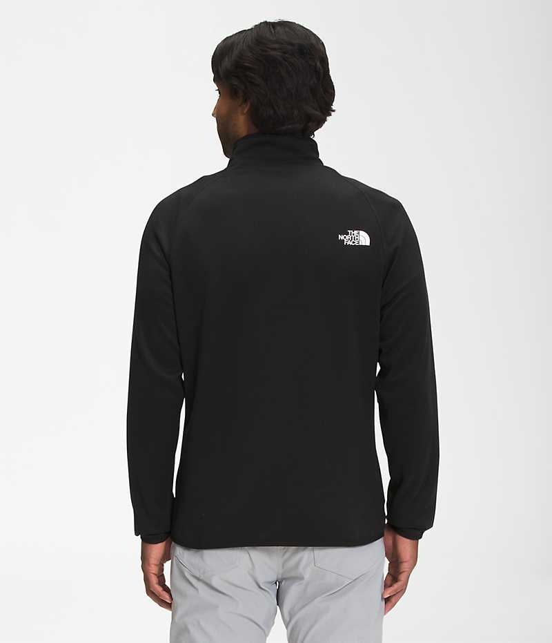 Black Men's The North Face Canyonlands Full-Zip Fleece Jacket | DUBLIN RNEK