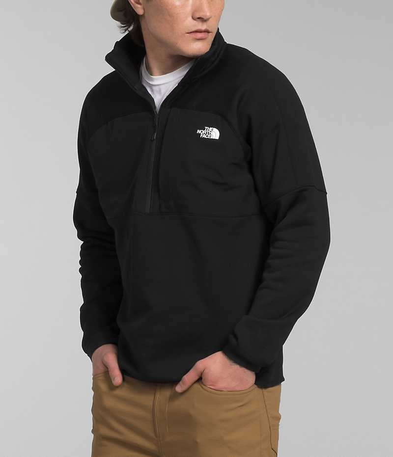 Black Men's The North Face Canyonlands High Altitude ½-Zip Pullover | IRELAND TYIN