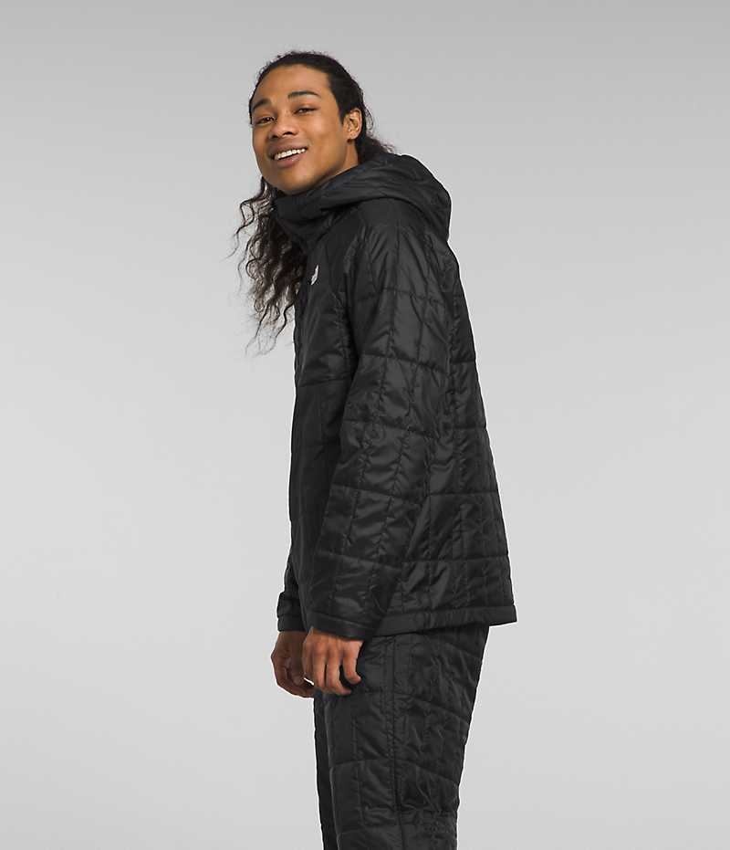 Black Men's The North Face Circaloft ¼-Zip Pullover Puffer Jacket | IRELAND UWVP