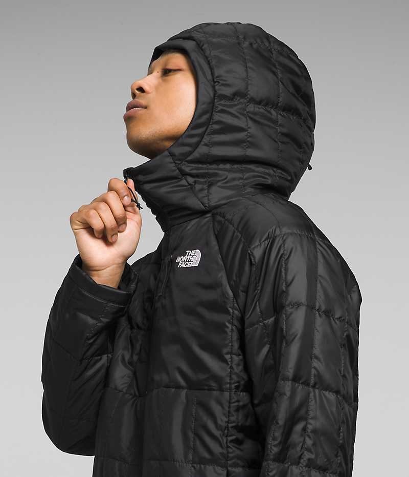 Black Men's The North Face Circaloft ¼-Zip Pullover Puffer Jacket | IRELAND UWVP