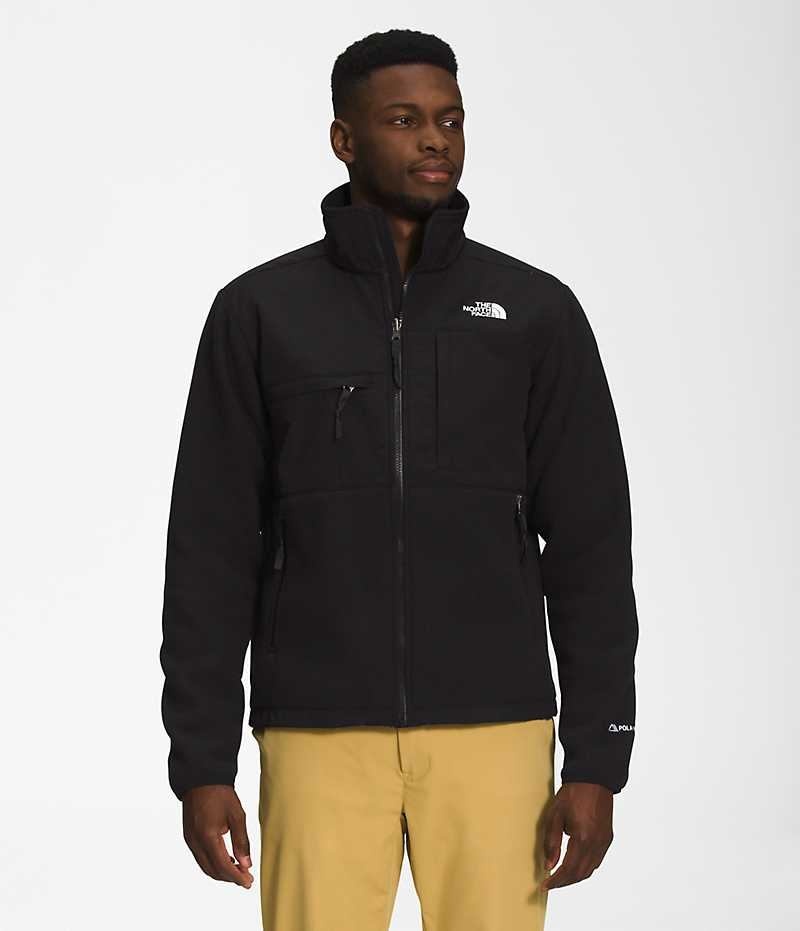 Black Men\'s The North Face Denali Fleece Jacket | IRELAND CJLN