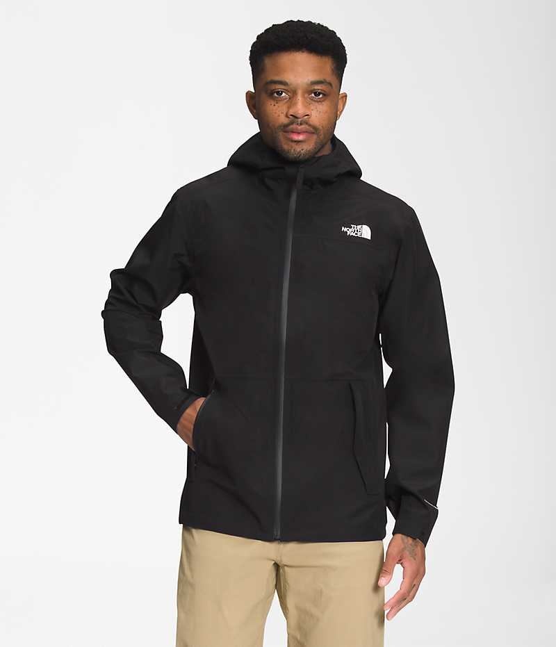 Black Men\'s The North Face Dryzzle FUTURELIGHT™ Rain Jacket | DUBLIN KTHU