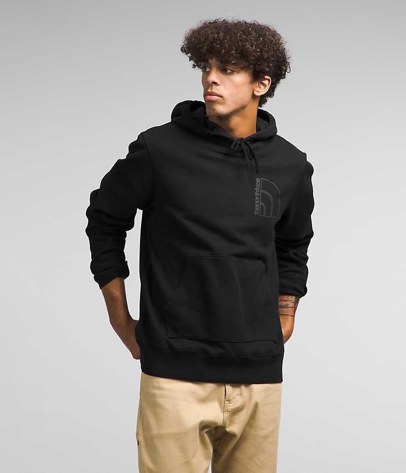 Black Men\'s The North Face Garment Dye Hoodie | IRELAND ZRCD