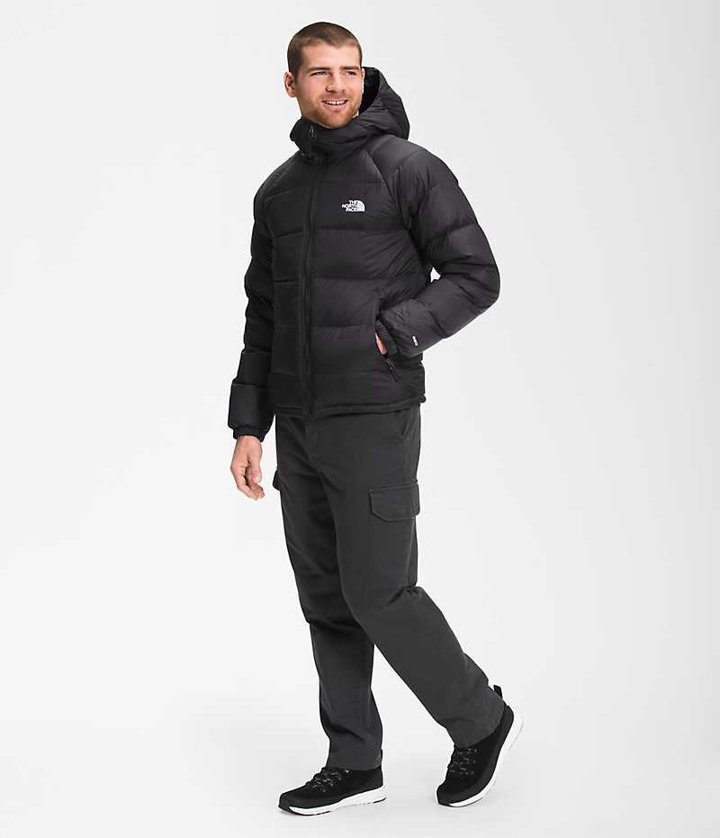 Black Men's The North Face Hydrenalite™ Hoodie Puffer Jacket | DUBLIN EFZU