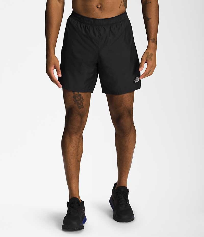 Black Men\'s The North Face Limitless Run Shorts | IRELAND KXFB