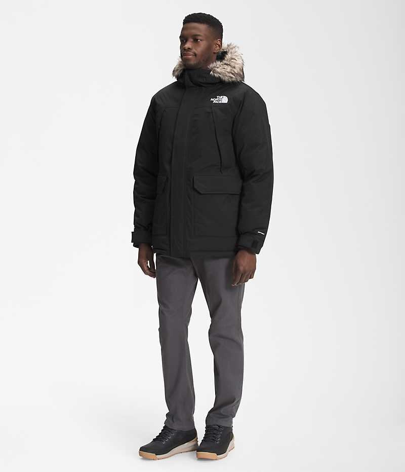 Black Men's The North Face McMurdo Coat | IRELAND COKI